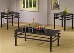 modern, glass top tables