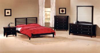  Contemporary European style Platform beds match Futon frames exactly, great for efficiency apartments, or bedroom suites with extra furniture.