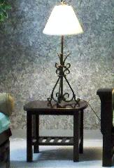 Matching end tables help you complete the look of your room, available in every color to match our frames.