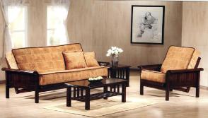 The Soho futon is available in love seat and chair styles also to make a complete room grouping.